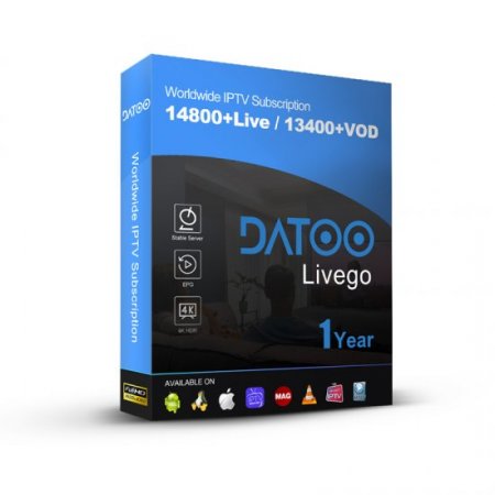 12 Months DATOO Livego Global IPTV Sweden Nordic Europe IPTV Smarter Pro Smart tv M3U Android IPTV Subscription