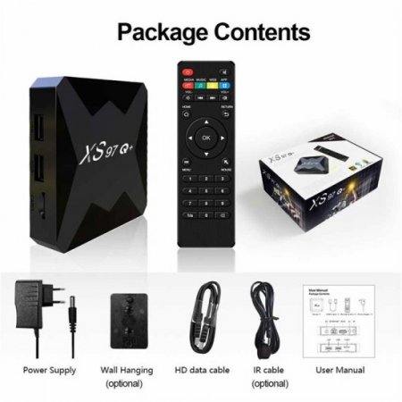 Cheapest XS97Q Android 10.0 Smart Set-Top-Box Allwinner H313 Quad Core 1GB RAM 8GB ROM 4K TV-Box Android