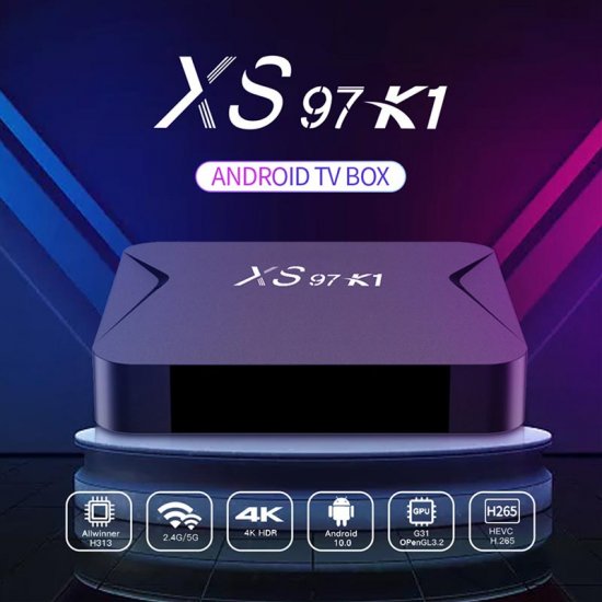 Hot Sell Smart Set-Top-Box Android 10.0 XS97K1 Allwinner H313 2GB 16GB Dual WIFI 4K TV-Box Android