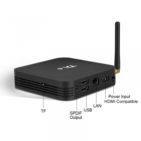 TX6 Smart TV Box Allwinner H6 Android 9.0 4GB 64GB 2.4G/5GHZ WIFI USB3.0 BT5.0 4K H.265 media player