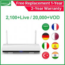 Leadcool R6 IPTV Box France android 9.0 tv box Amlogic S905W support 2.4G Wifi 1G 8G 2G 16G media player 4K Smart tv box Leaddcool R6 1 Year Code IPTV Subscription Smart IPTV Set top Box