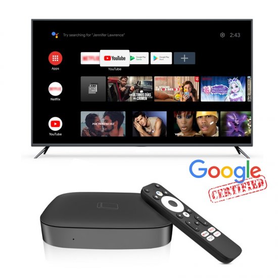 HAKO DV9161 Android 11 TV Box Google-zertifizierte 4K BT Amlogic S905Y4 2GB RAM 16GB ROM 5G WiFi Set Top Smart TV Box