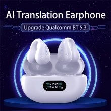 Q7 Smart Translation Earbuds Ear-hook Wireless TWS Real-time Translate 144 Multi-Language Headphones For Business