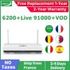 Leadcool QHDTV IPTV France Arabic French IPTV Box Android 9.0 Smart TV Box Amlogic S905W 1G 8G 2G 16G Set top Box With 1 Year QHDTV Code IPTV Subscription