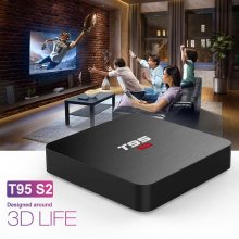 T95 S2 Android 7.1 Smart TV Box 4K HD 2G 16G 1G 8G Amlogic S905W Quad Core Media Player Support 2.4GHz WiFi T95S2 Set top box