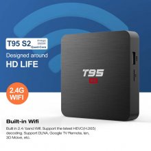 T95 S2 Android 7.1 Smart TV Box 4K HD 2G 16G 1G 8G Amlogic S905W Quad Core Media Player Support 2.4GHz WiFi T95S2 Set top box