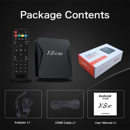 Hot Sell Smart Set-Top-Box Android 10.0 XS97K1 Allwinner H313 2GB 16GB Dual WIFI 4K TV-Box Android