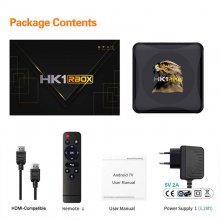 HK1R1 Mini Android 10.0 IPTV BOX Iptv France RK3318 4g 64g 32g Support 2.4G/5G Wifi Cortex-A53 Media Player Ship From France HK1 Box With 1 Year Code IPTV Subscription