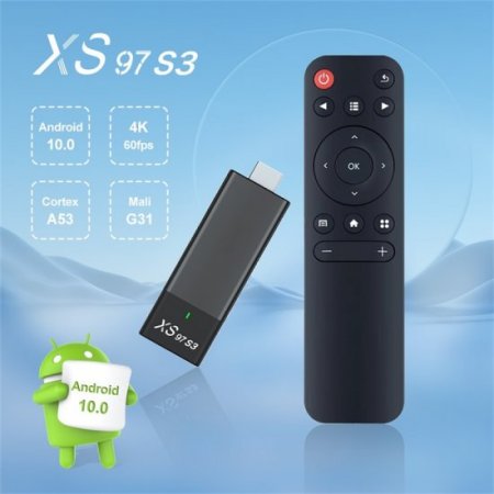 Lowest Factory XS97S3 Stick Allwinner H313 Dual WIFI Android 10.0 4k Smart TV Stick